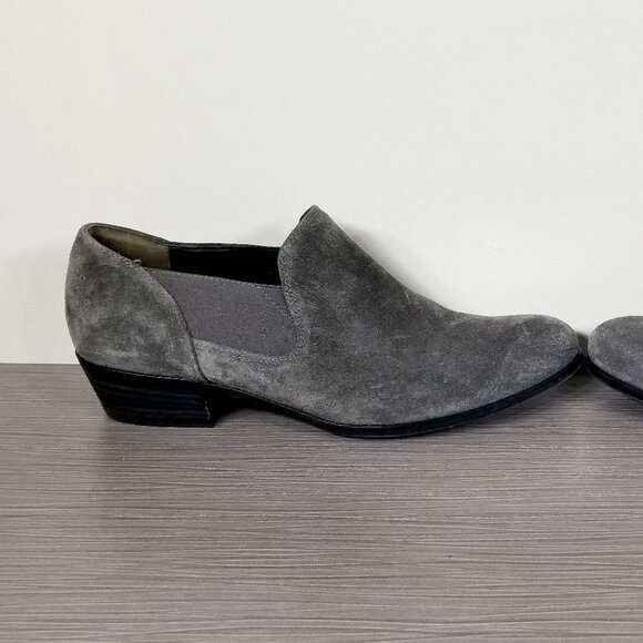 Paul Green Faith Slip On Ankle Booties, Gray Suede, Womens Size 7 M - Picture 6 of 12